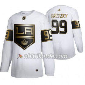 Los Angeles Kings Trikot Wayne Gretzky 99 Adidas 2019-2020 Golden Edition Weiß Authentic - Herren
